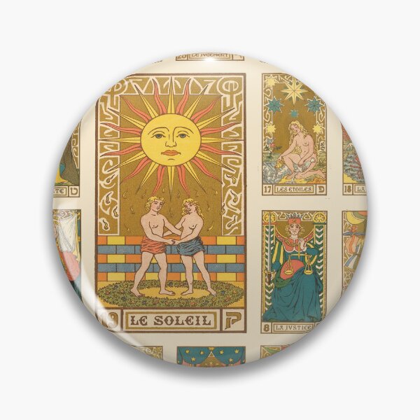 Item preview, Tarot deck. Wirth, de Guaita. The Sun. Collage version by Mindthecherry (number 1 of 9 collage versions)  designed and sold by MINDTHECHERRY.