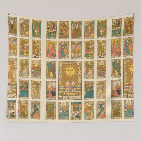 Item preview, Tarot deck. Wirth, de Guaita. The Sun. Collage version by Mindthecherry (number 1 of 9 collage versions)  designed and sold by MINDTHECHERRY.