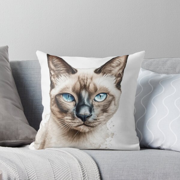 Item preview, Tonkinese Canvas Prints - Realistic Cat Breed Art for Your Cozy Living Room Decor designed and sold by DooodleGod.