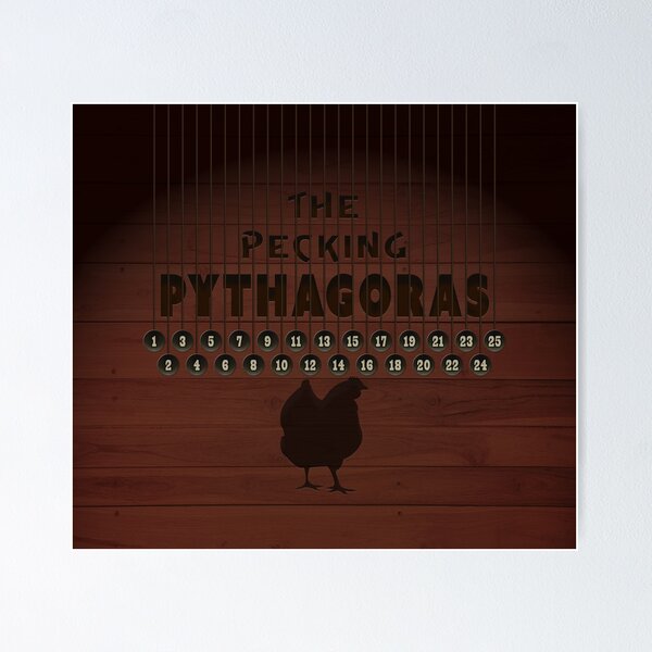 Item preview, The Pecking Pythagoras - Buster Scruggs Inspired designed and sold by Fanarchist.