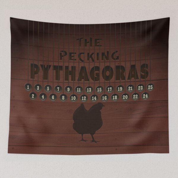 Item preview, The Pecking Pythagoras - Buster Scruggs Inspired designed and sold by Fanarchist.
