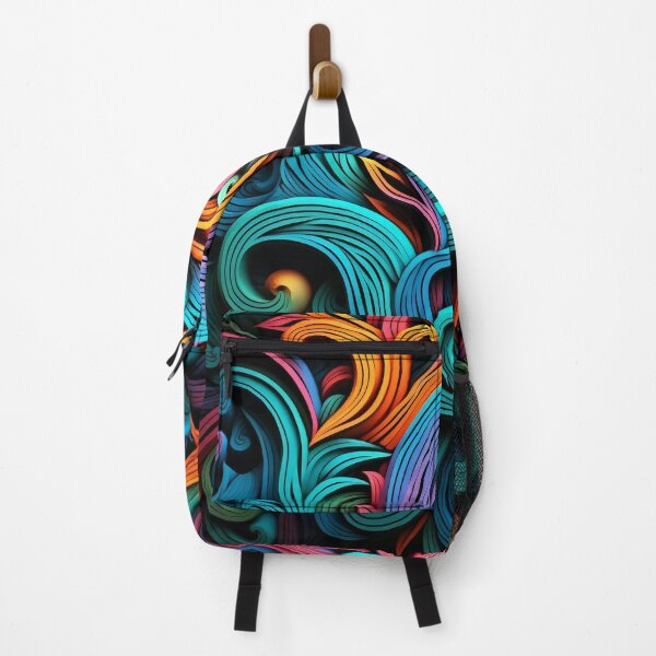 Item preview, Illustrative swirling design in vibrant colors. designed and sold by Devilscrib Design.