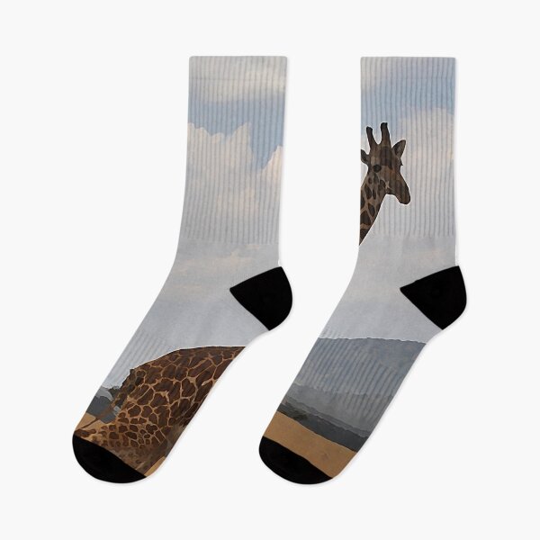 Item preview, Jirafas en el Serengeti - Tanzania Póster designed and sold by ryanstravels.