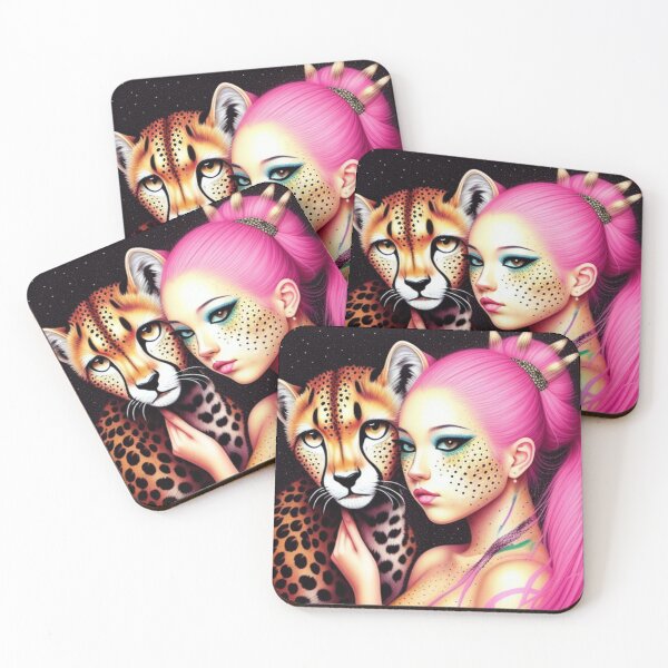 Item preview, Girl with cheetah  designed and sold by Roxburylane.