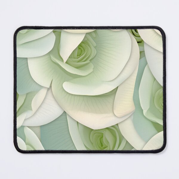 Item preview, The green and white rose designed and sold by Akanga1.