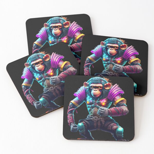 Item preview, Cyberpunk Apes in Samurai Armor 4 designed and sold by Finity Atelier.