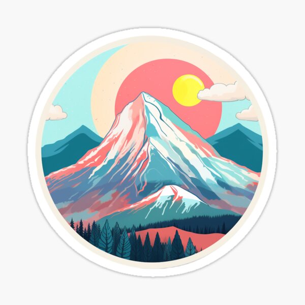 Item preview, Mountain Happiness Camping And Outdoor Nature Collection 005 designed and sold by PlanetArchive.