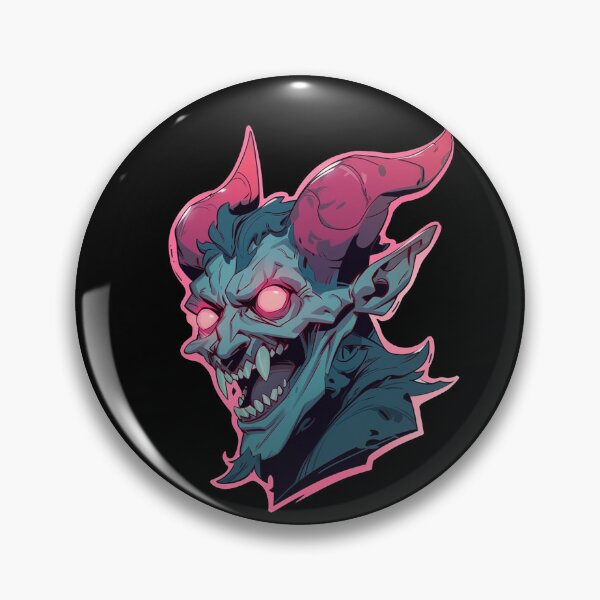 Item preview, Creepy double horn monster  designed and sold by Hasan Habeeb.