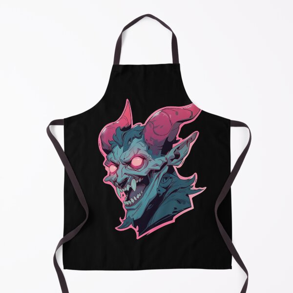 Item preview, Creepy double horn monster designed and sold by Hasan Habeeb.