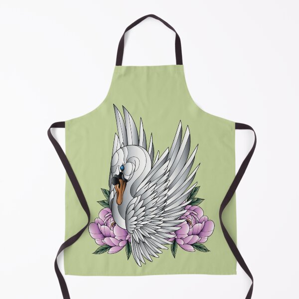 Item preview, Swan with Pink Peonies designed and sold by AmmaShani.