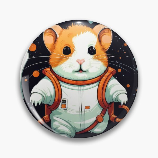 Item preview, Funny hamster in space Hamster in space suit designed and sold by mgoo.