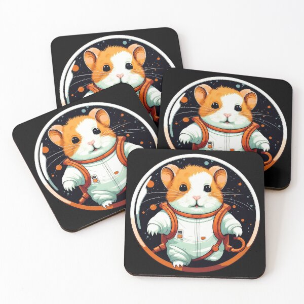 Item preview, Funny hamster in space Hamster in space suit designed and sold by mgoo.