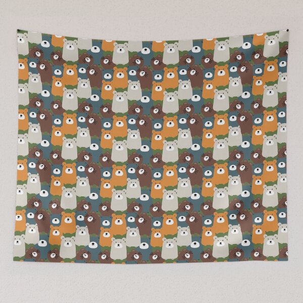 Item preview, Bears pattern  designed and sold by Lannadesign23.