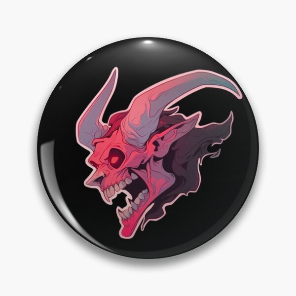Item preview, Creepy double horn skull monster  designed and sold by Hasan Habeeb.