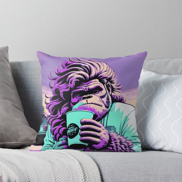 Item preview, Sasquatch Enjoys Coffee designed and sold by Sarcastic Narwhal.