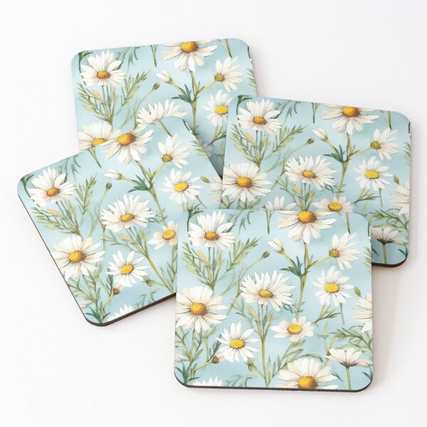 Item preview, Watercolor Wildflower Daisy Pattern 1 designed and sold by DigitalPatternx.
