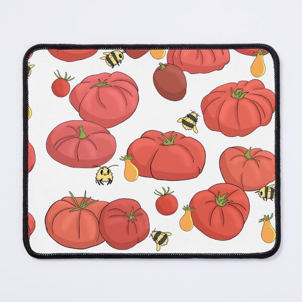 Item preview, Tomatoes, Tomatoes, and Happy Bees  designed and sold by RhondaLuluArt.