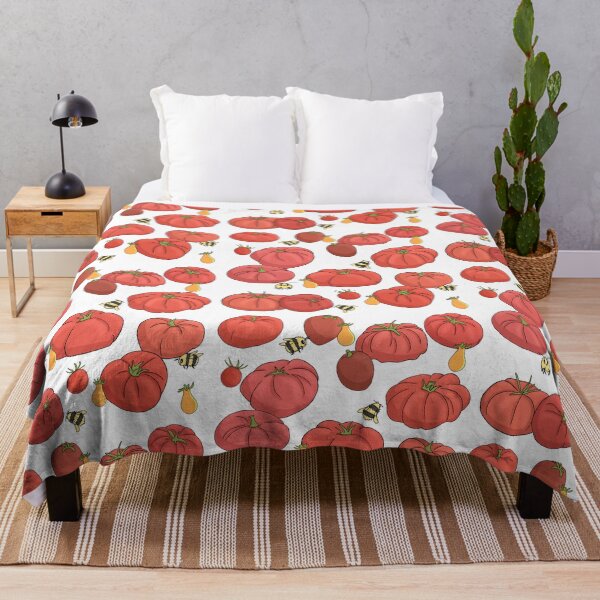 Item preview, Tomatoes, Tomatoes, and Happy Bees  designed and sold by RhondaLuluArt.