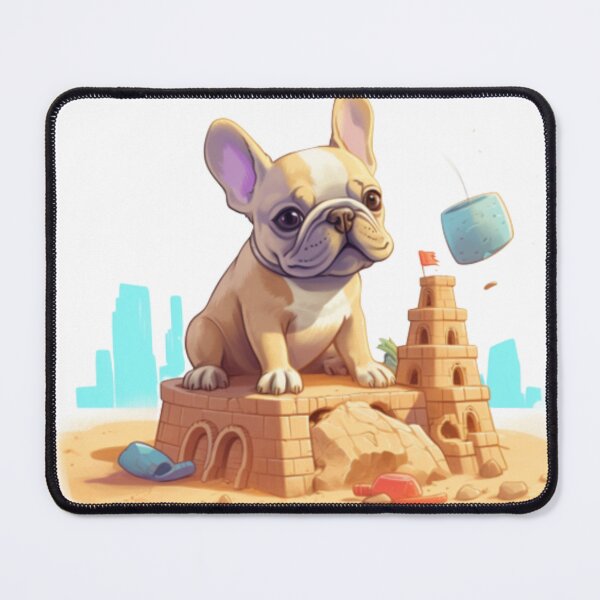 Item preview, Frenchie Building a Sandcastle French Bulldog designed and sold by PetsEnough.