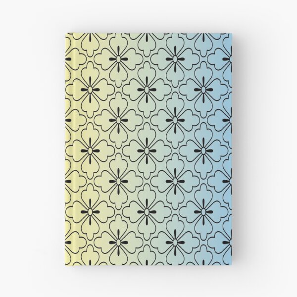 Item preview, Delicate and floral print with black flowers on background in gradient pastel colors designed and sold by Sock Garden.