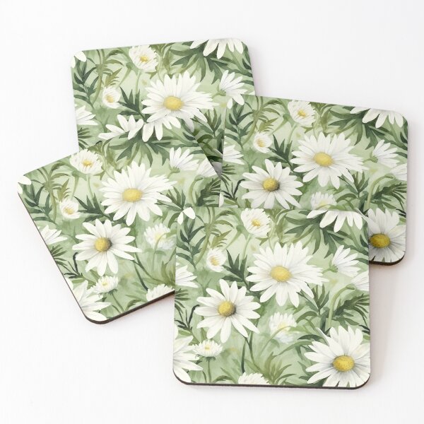 Item preview, Watercolor Wildflower Daisy Pattern 2 designed and sold by DigitalPatternx.
