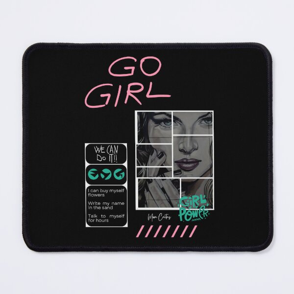 Item preview, Go Girl Feminist designed and sold by Moon---Cactus.