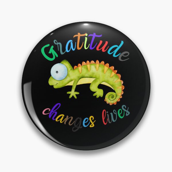 Item preview, Gratitude chameleon designed and sold by Azrou shop.