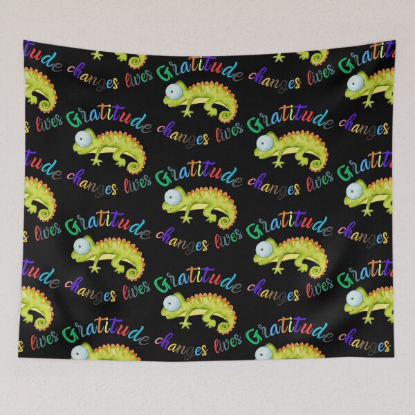 Item preview, Gratitude chameleon designed and sold by Azrou shop.