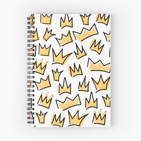 Item preview,  Seamless pattern of hand drawn yellow different variations of crowns designed and sold by WonderworkLI.