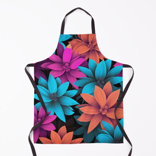 Artikelvorschau, Wunderschönes Neonblumenmuster im Originalstil. entworfen und verkauft von Devilscrib Design.