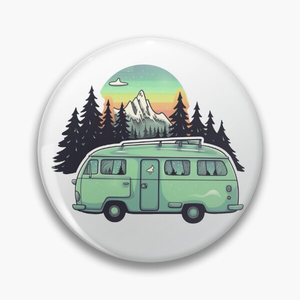 Item preview, Road Trip Van Mountains Camping And Outdoor Nature Collection 001 designed and sold by PlanetArchive.