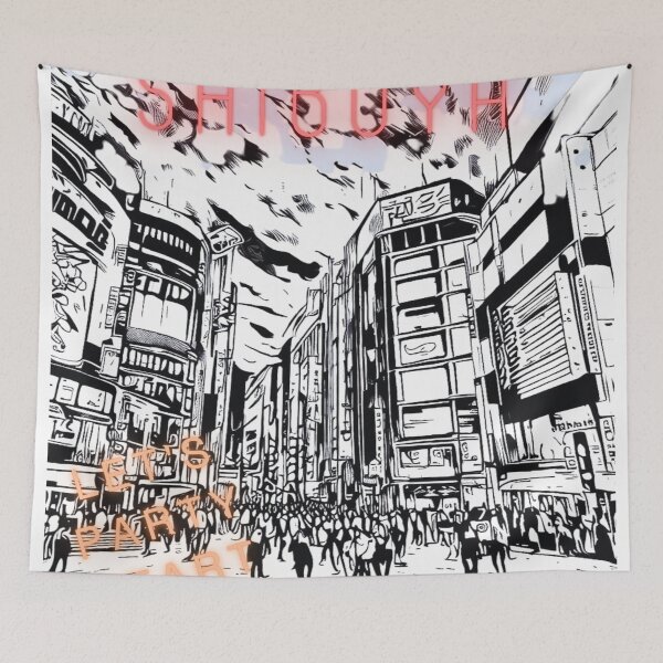 Item preview, Shibuya - Let's Party Start designed and sold by NewGenWitchcraft.
