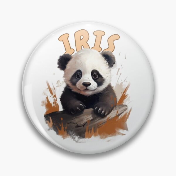 Item preview, The Panda Trio- Iris - Delightful Pandas of Serenity designed and sold by illustrarts-.