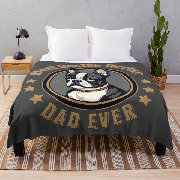Item preview, Best Boston Terrier Dad Ever designed and sold by AntiqueImages.