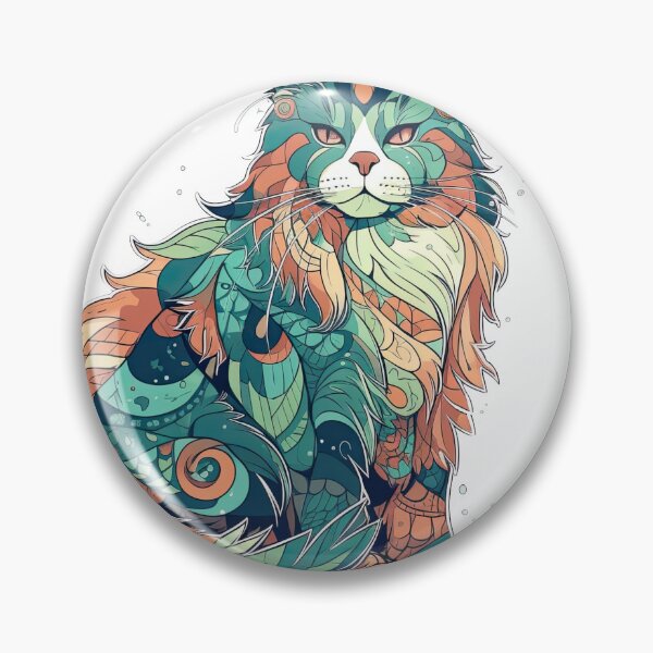 Artikelvorschau, Bespoke Norwegian Forest Cat Design - Playful and Innovative AI-Inspired entworfen und verkauft von DooodleGod.