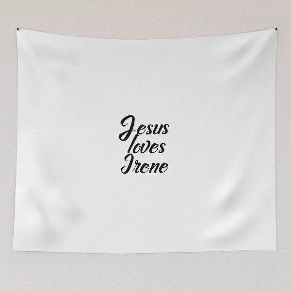 Aperçu de l'œuvre Jésus aime Irene créée et vendue par Shalomjoy.