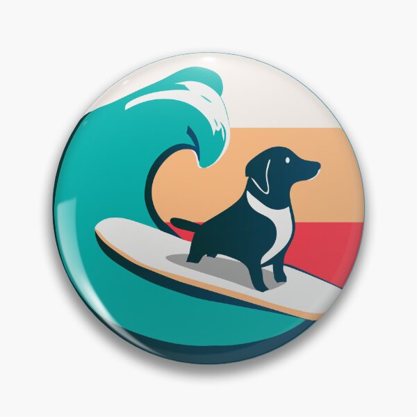 Item preview, logo (Surfing Dog 4) (Clean) designed and sold by atzek.