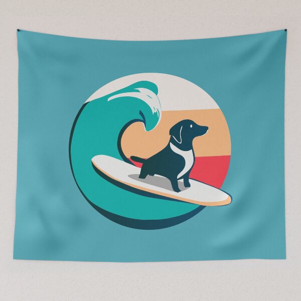 Item preview, logo (Surfing Dog 4) (Clean) designed and sold by atzek.