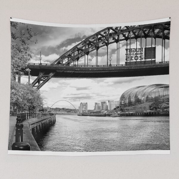 Item preview, Newcastle quayside in Black and White designed and sold by Violaman.