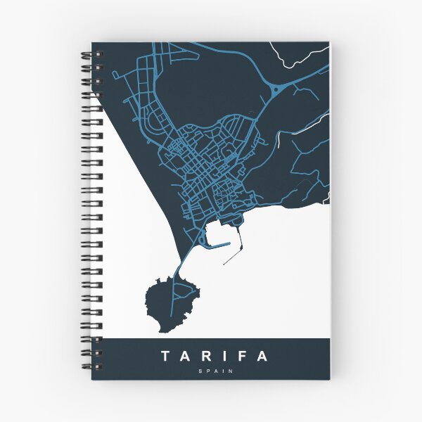 Item preview, TARIFA Map SPAIN | Neon Color, City Map designed and sold by Urban-Maps.