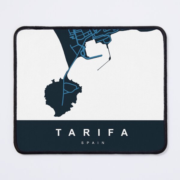 Item preview, TARIFA Map SPAIN | Neon Color, City Map designed and sold by Urban-Maps.