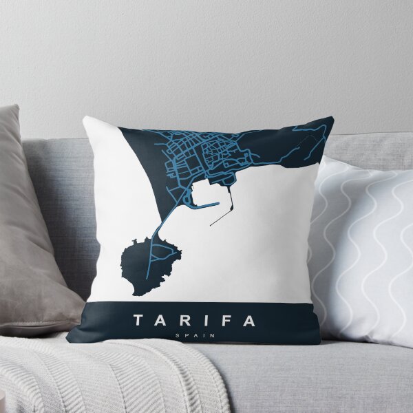 Item preview, TARIFA Map SPAIN | Neon Color, City Map designed and sold by Urban-Maps.