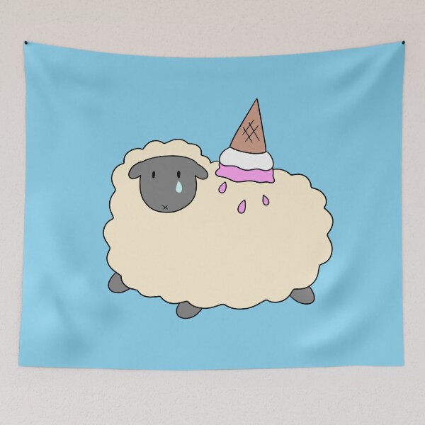 Item preview, Sad Icecream Cone Sheep designed and sold by SaradaBoru.