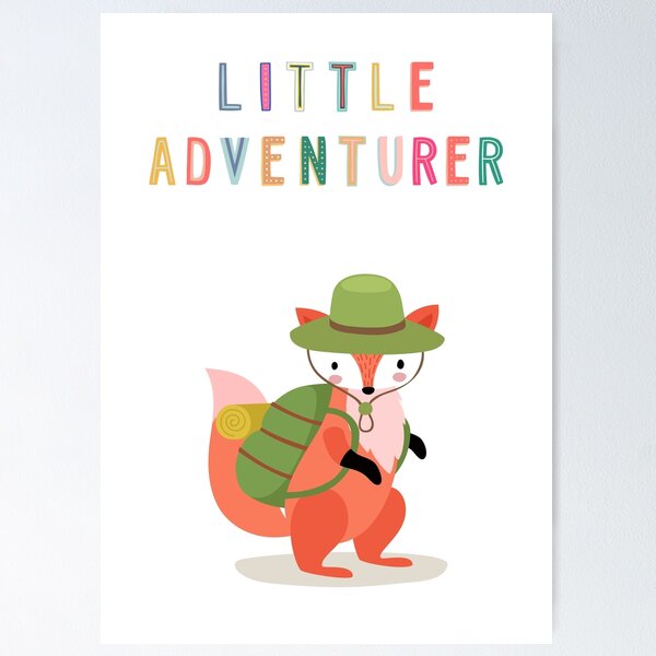 Item preview, El pequeño aventurero Fox Backpacker Travel designed and sold by dk-design85.
