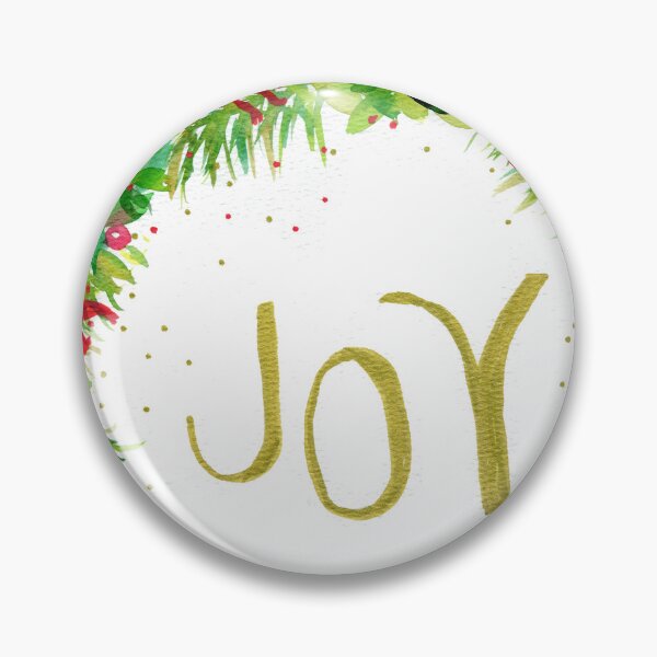 Item preview, Christmas wreath Joy watercolor painting designed and sold by AnissaF.