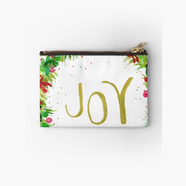 Item preview, Christmas wreath Joy watercolor painting designed and sold by AnissaF.