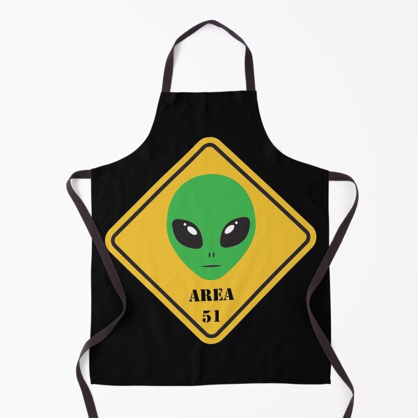 Item preview, Area 51 Caution Sign with Green Alien Face - Keep Out! designed and sold by MagicStrawberry.