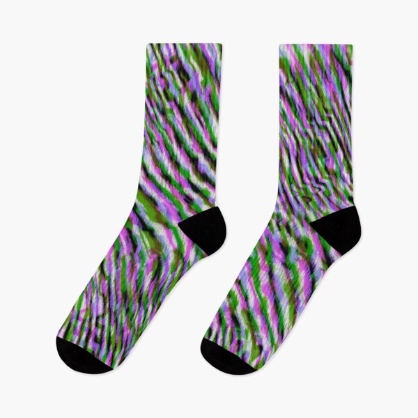 Item preview, Green and violet zebrado. designed and sold by MirBer.