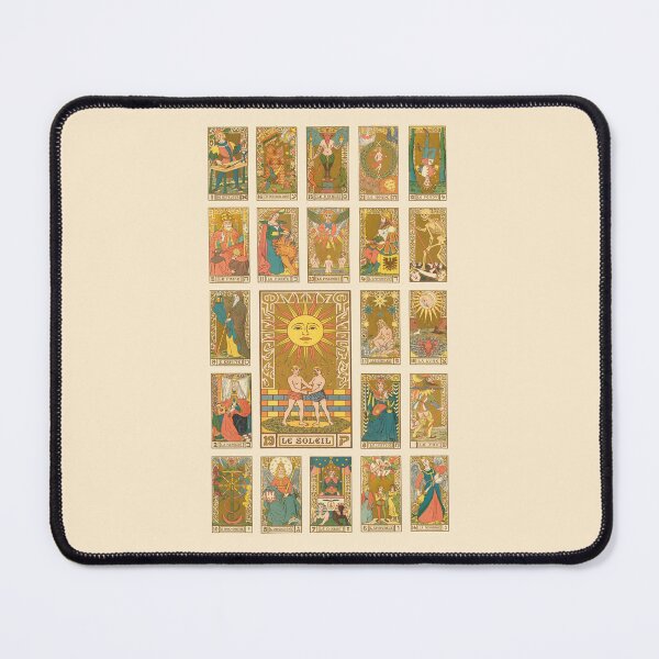 Item preview, Tarot deck. Wirth, de Guaita. The Sun. Collage version by Mindthecherry (number 1 of 9 collage versions)  designed and sold by MINDTHECHERRY.