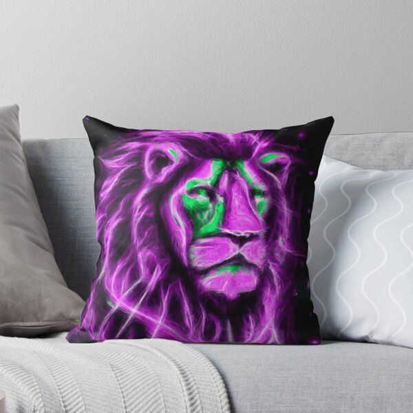 Aperçu de l'œuvre Neon Lion créée et vendue par CreativeNatureR.